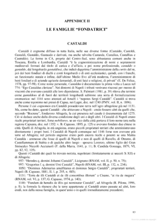 Castaldo - genealogia del cognome