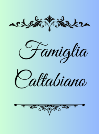 Caltabiano - genealogia del cognome
