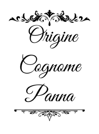 Panna - genealogia del cognome