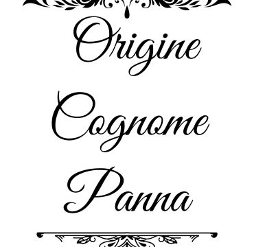 Panna – genealogia del cognome