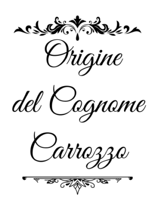 Carrozzo - genealogia del cognome