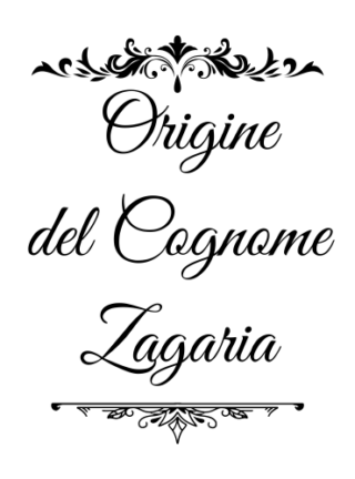 Zagaria - genealogia del cognome